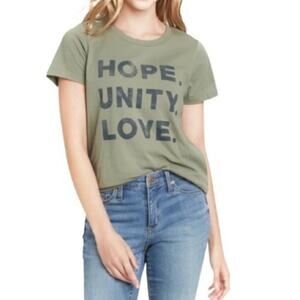 NEW Grayson Threads Tee Shirt T-Shirt Hope. Unity. Love. Size XS 100% Cotton